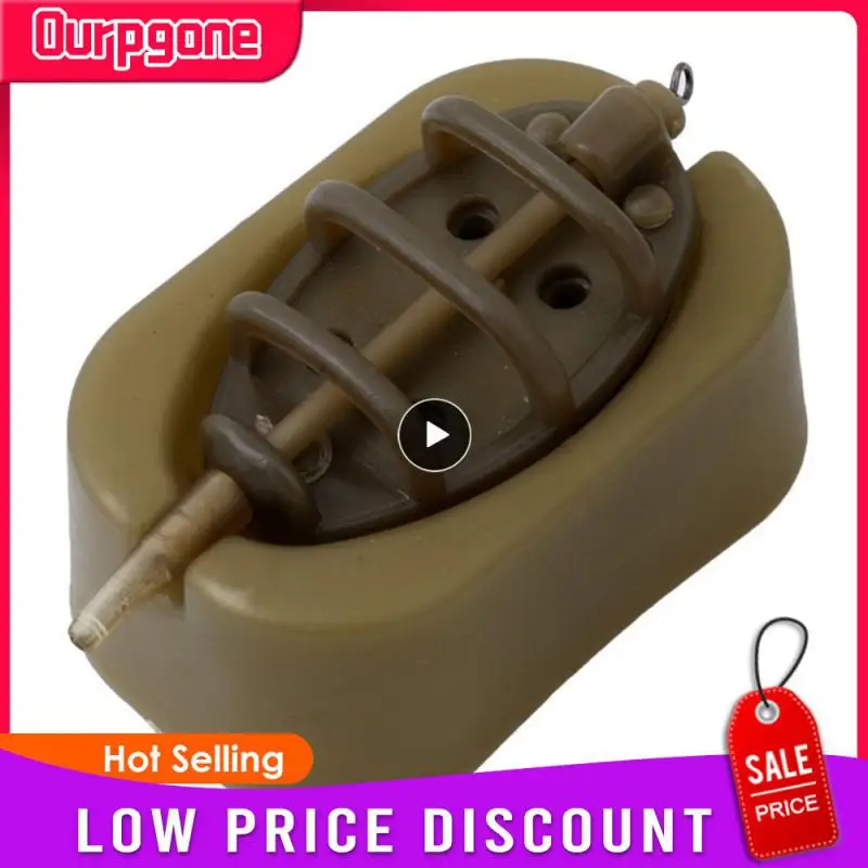 

Портативный Инлайн метод кормушки с формой пластиковый Инлайн плоский метод кормушки инструменты аксессуары 4 + карпа рыболовные снасти