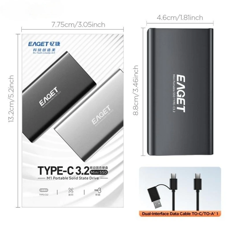 Eaget ET-M1 SSD externo