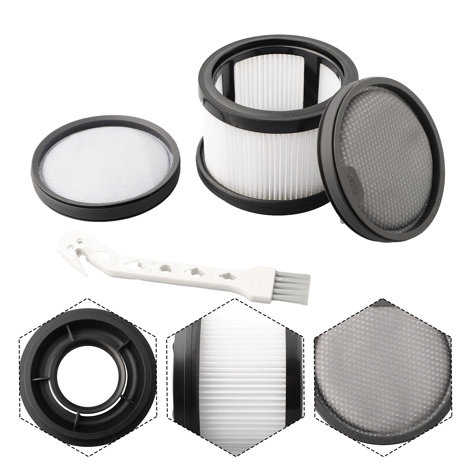 

Main Filter With Pre-Filters For Dre-ame T10 T20 T30 For G9 G10 Vacuum Cleaner Handheld Cordless Vac Spare Parts Accessories