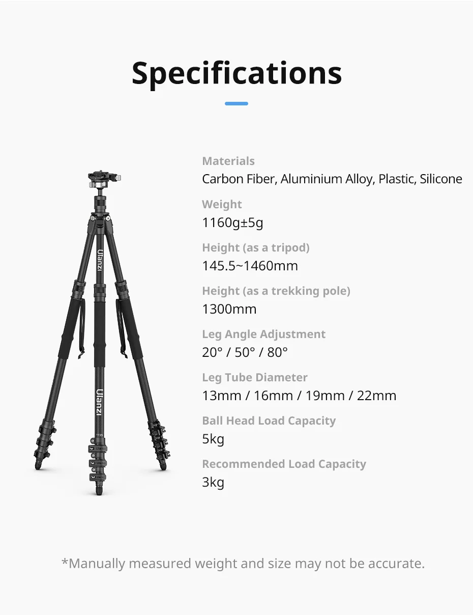 Ulanzi TT35 Mini Tripod with Ball Head description image 12