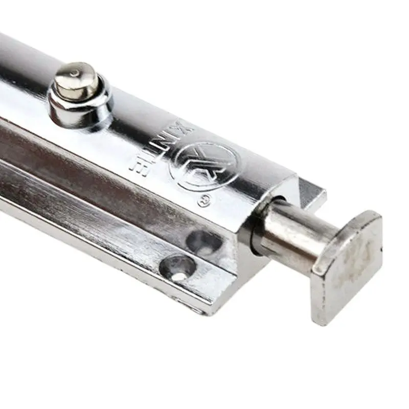 Automatic Spring Latch Button Lock 4 6 Inch Surface Mounted Bolt Stainless Steel Wooden Bathroom Door Buckle door latch