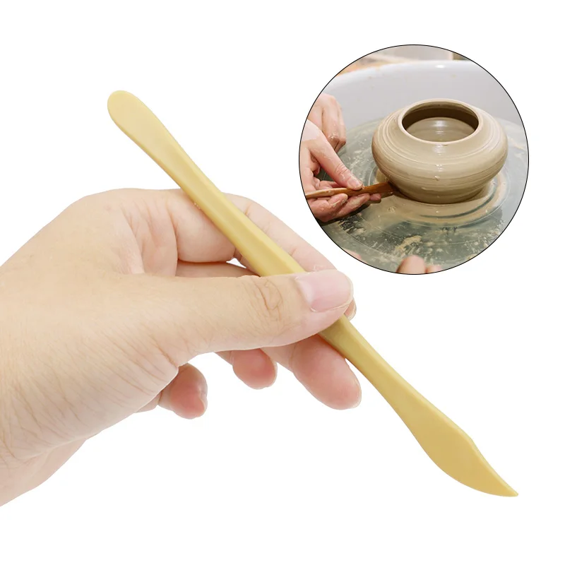Carving Crafts Wooden/Plastic Clay Sculpture Knife Pottery Sharpen Modeling Little Figurines Pottery Tools 10Pcs polymer clay tools pottery tools clay sculpting tools pottery sculpting tools clay craft tool