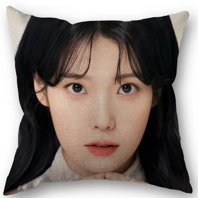 

45X45cm IU Pillow Cover Square Zipper Cotton Linen Fabric Pillow Cases Bedroom Home Decorative Boys Girls Gift 0414