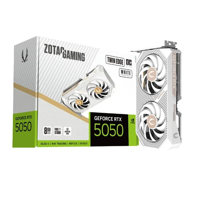 ZOTAC GAMING 지포스 RTX 5050 TWIN EDGE OC WHITE 8GB