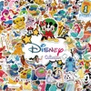 10/50/100pcs Disney Mix Cute Cartoon Micky Princess Stickers Graffiti Decal Laptop Luggage Skateboard Waterproof Sticker Kid Toy 1