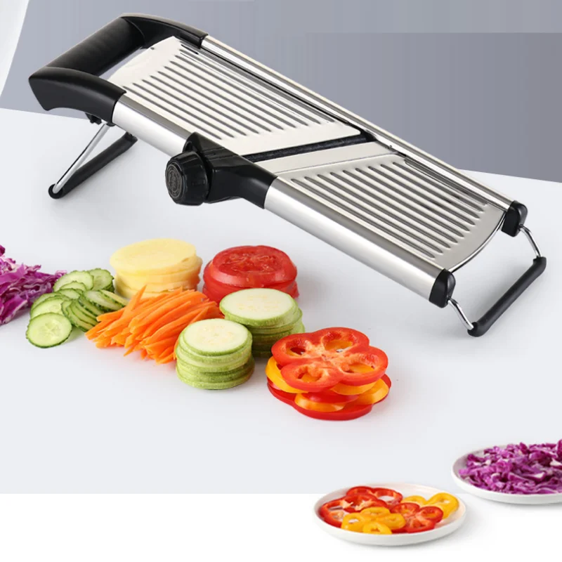 304 Stainless Steel Professional Vegetable Slicer Mandoline Cutter