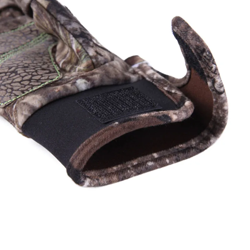 Winter Windproof Velour Gloves Thick Cotton Finger Cutting Outdoor Sports Fishing Hunting Shooting HVIP