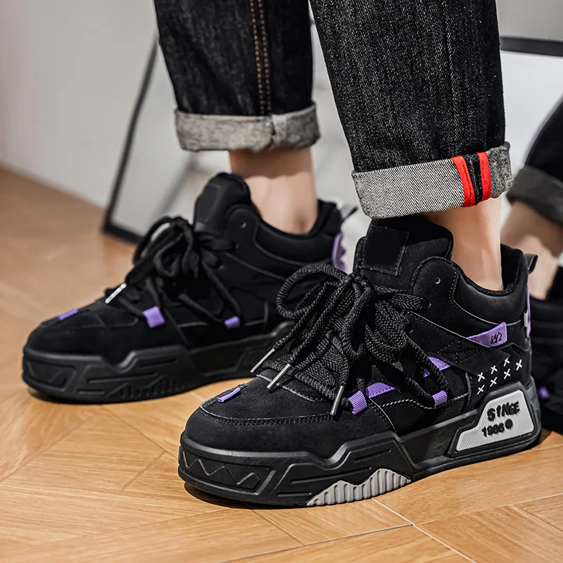 حذاء رياضي رجالي صيفي 2025 نعل سميك