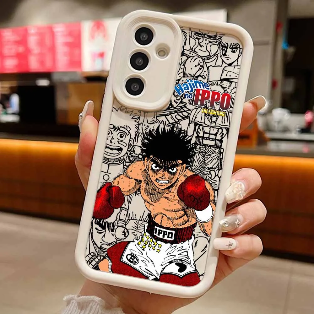 Hajime No Ippo Boxing Themed Silicone Phone Case with Lanyard