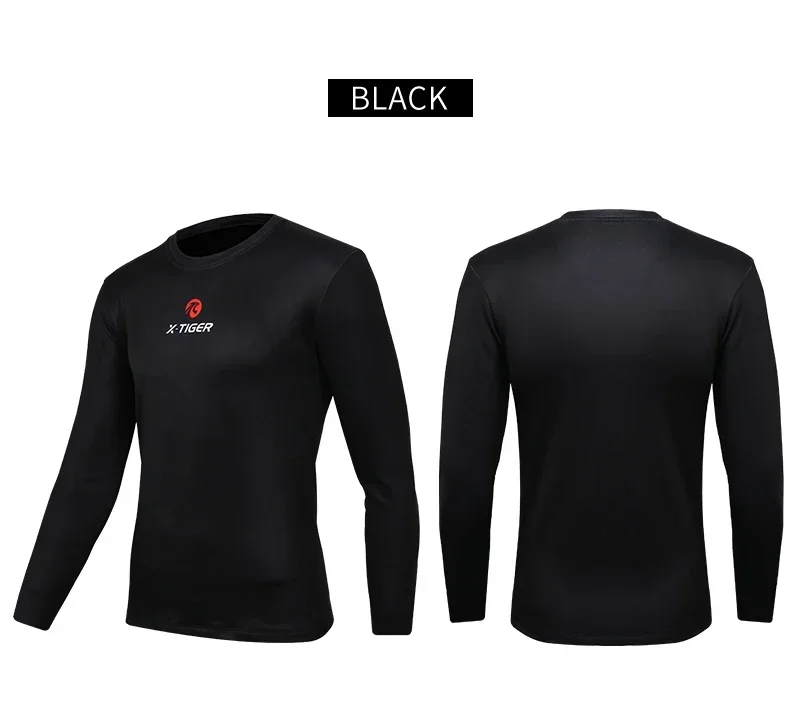 X-TIGER Winter Radfahren Basis Schicht Langarm Warme Fahrrad Unterwäsche Fleece Sport Bike Shirt Für Warm Halten Racing Fahrrad Shirt – Detail 8