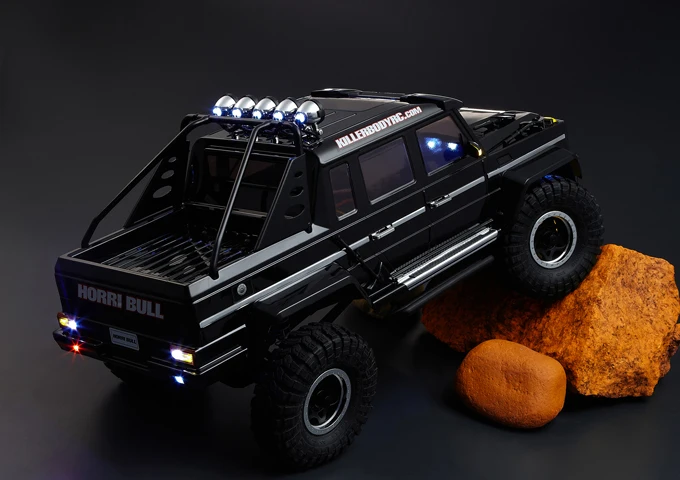 Original 1/10 Scale Crawler PC Body Shell HORRI BULL Wheelbase 313mm With lampshade Fit Axial TRAXXAS CROSSRC MST RGT VP 