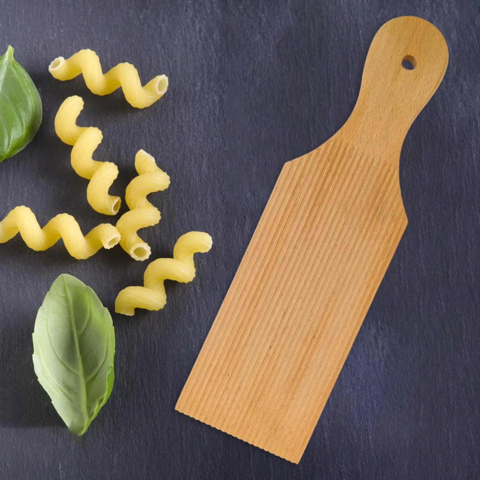 Gnocchi Pasta Plate Pasta Making Tools Roller Wooden Stripe Pattern Butter Board for Rolling Home Restaurant Kitchen