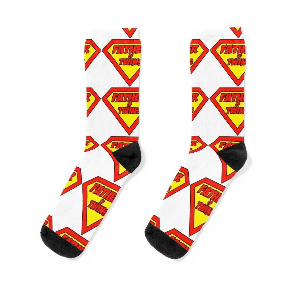 

Superdad father of twins Socks Argentina retro Socks Women Men's