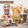 Custom 3d Human Shape Pillows,Custom Ugly Pillow for Friend or Pet, Funny Custom Dog Weird Pillow Case, Turn Cat Into Pillow 4