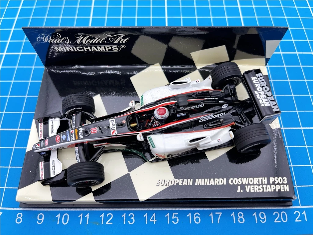 

Миниатюрная модель автомобиля, масштаб 1:43, F1, PS03, Verstappen 2003