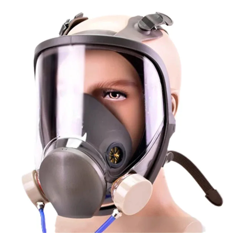 Masque Respiratoire Intégral 3 en 1 avec Filtre Air Humidificateur