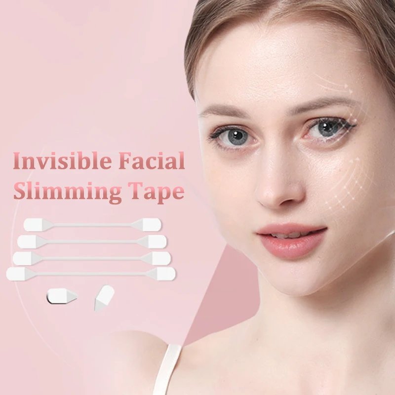 Instant Facial Lifting Sticker Invisible V Face Mask Fox Eyees Chin Line Skin Care Tools Pull String Patch Tight Shaping Paste