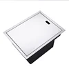 Brushed Kitchen Sink Hidden Single Bowl Small Size Stainless Steel Sink Concealed Lifting Tap Kitchen Sink 6