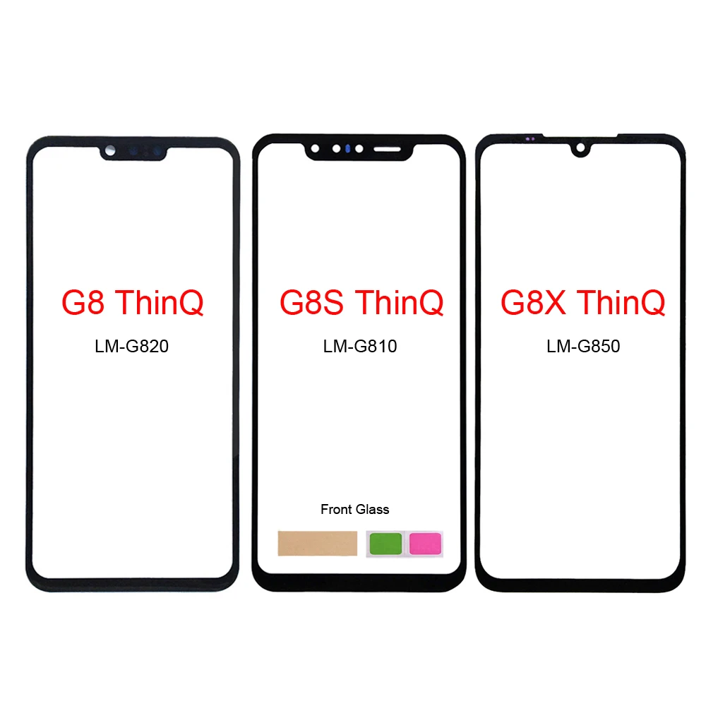 Touch Screen Panel for LG G8 G8S G8X ThinQ,G810 G850 G820,Front Glass Panel Screen ,Replacement Parts