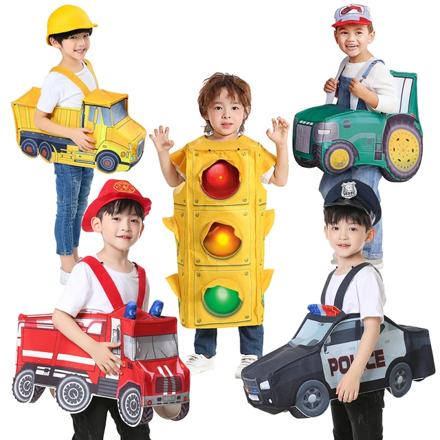 Buy FANCY DRESSESWALE Traffic Light Dress with Black Jumpsuit For Fancy  Dress Competition Kids Costume Wear (5 - 6 Years) Online at Best Prices in  India - JioMart.