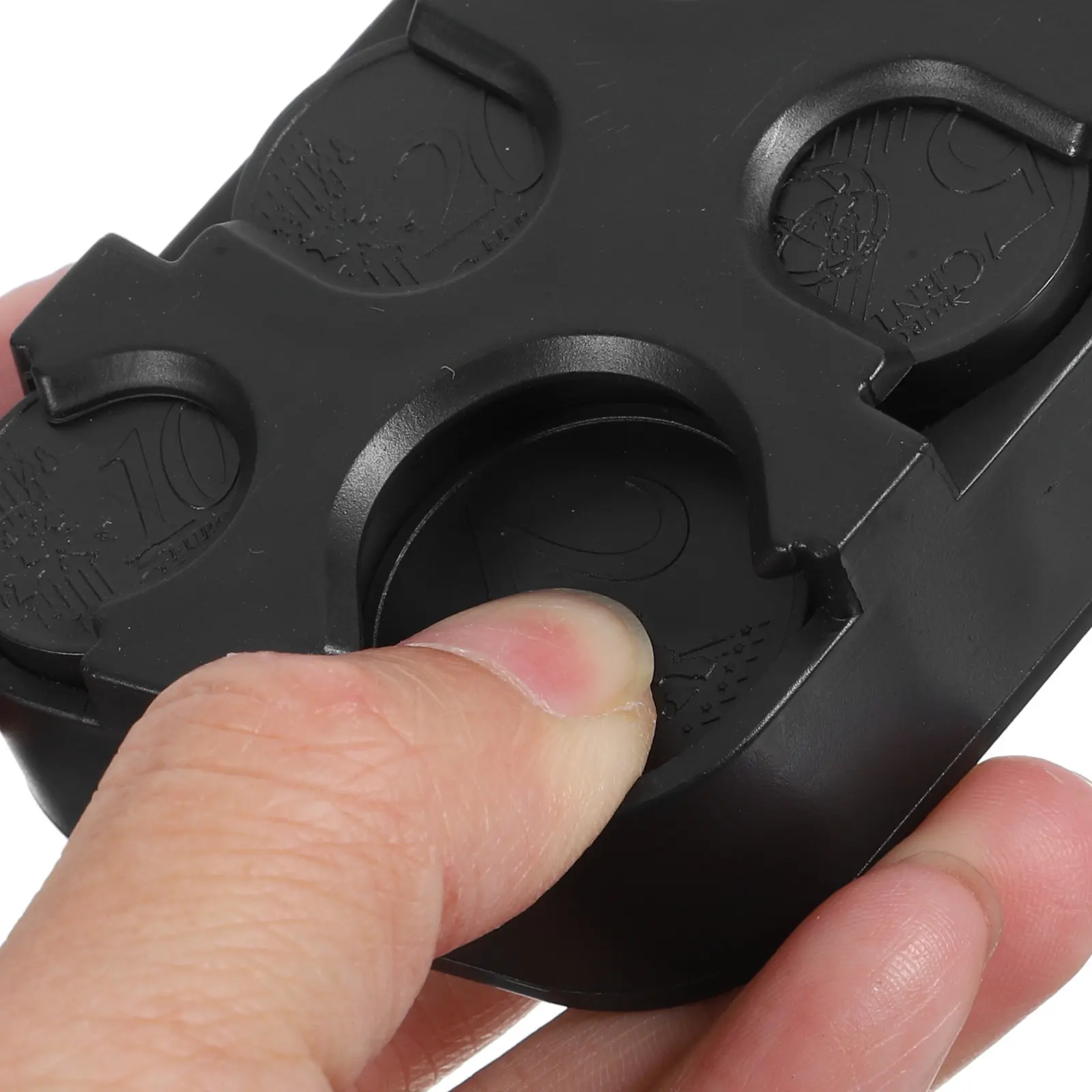 플라스틱 동전 홀더 대용량 방수 동전 보관 상자 달러 유로 동전용 휴대용 정리함 동전 컨테이너