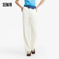 Jean Femme Semir Rétro 2026 Coupe Large Urbain Décontracté Quotidien Doux Confortable Tendance Polyvalent 4