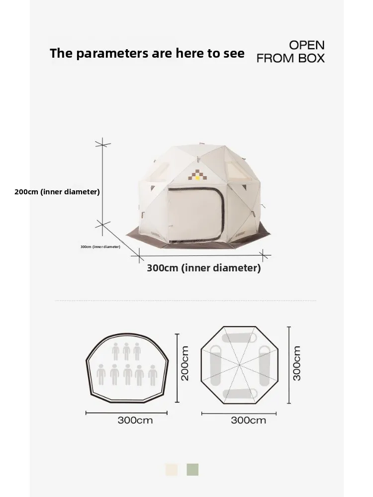 LUING BOX Automatic Folding Camping Tent - image 21