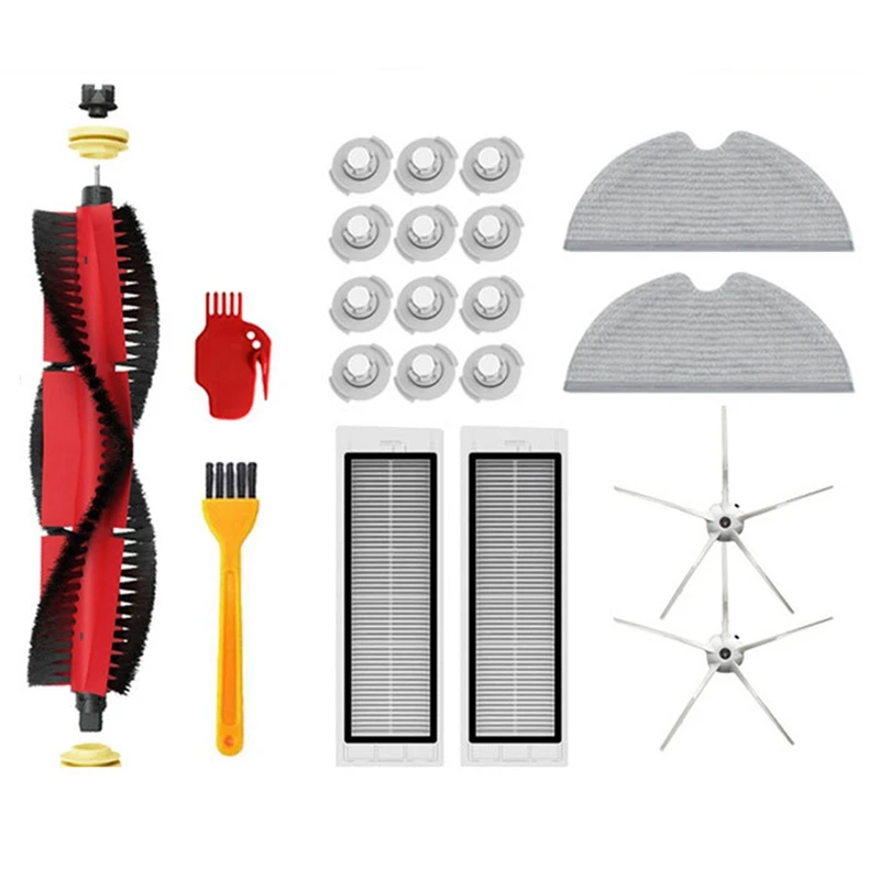 Filtro Per Aspirapolvere Spazzola Laterale Principale Kit Di Accessori Per Panno Per Mocio Per Xiaomi Roborock S5 S6 Max Pure E4 C285 T6 T4