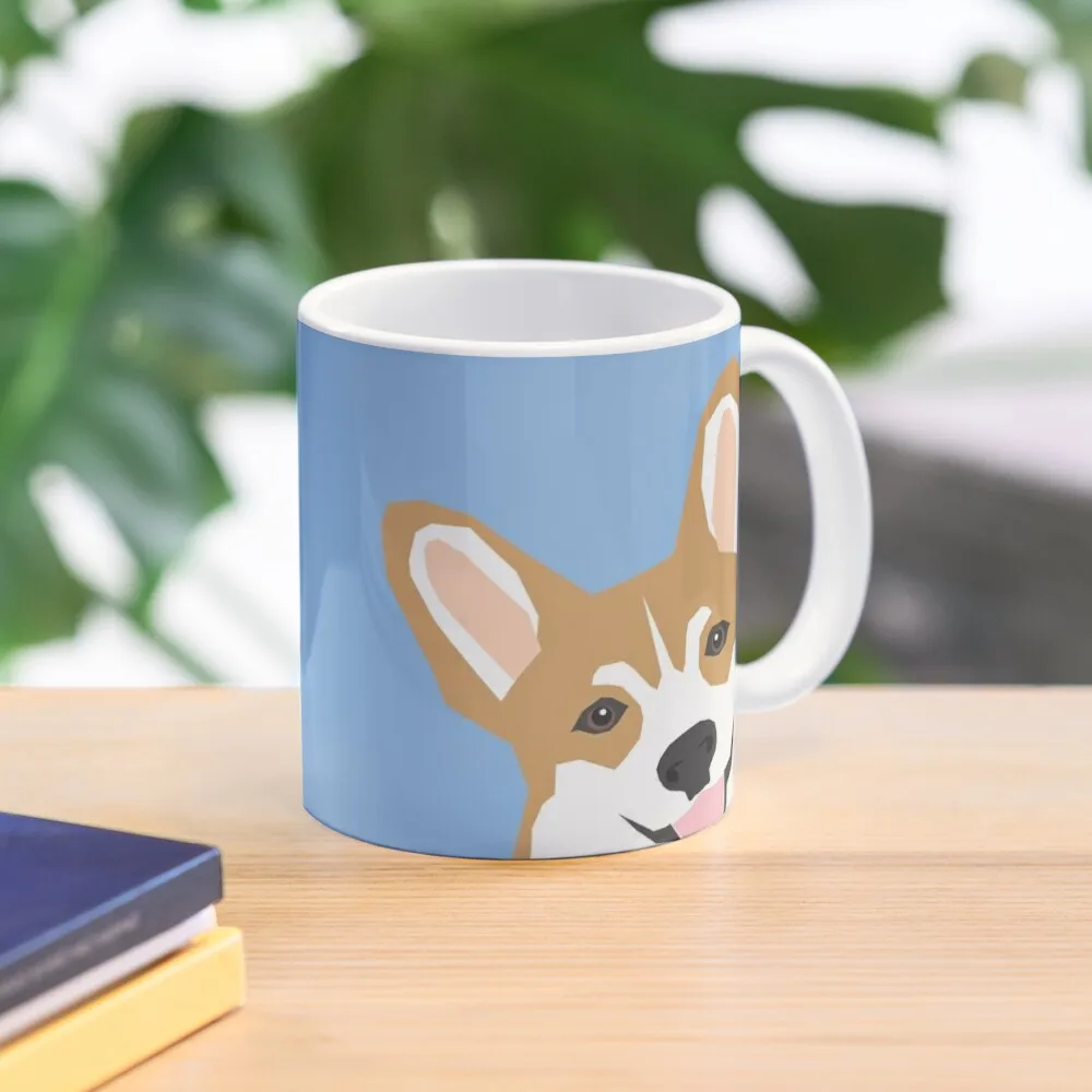 

Corgi Peek cute dog welsh corgi gift unique pet customizable gifts for dog lovers Coffee Mug Funny Cups Mug