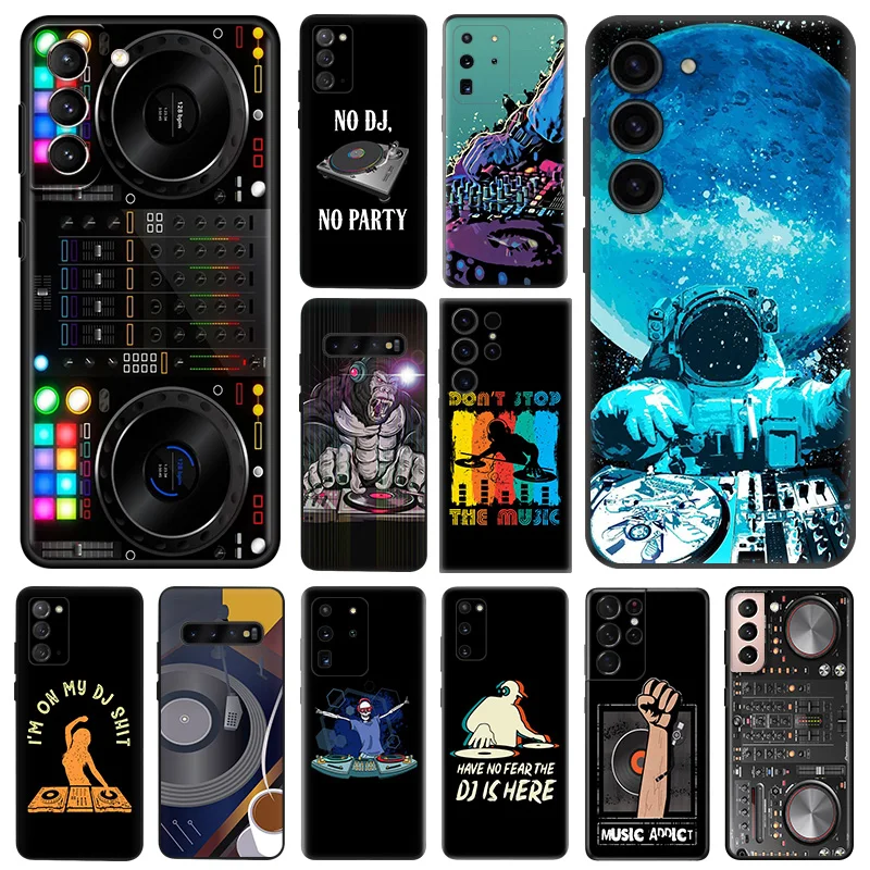 Custodia Per Telefono Per Samsung Galaxy S23 S22 5G S21 S20 Fe S10 Plus Note 20 Ultra 10 9 Dj Radio Music Old Chip Soft Anti-Drop Cover