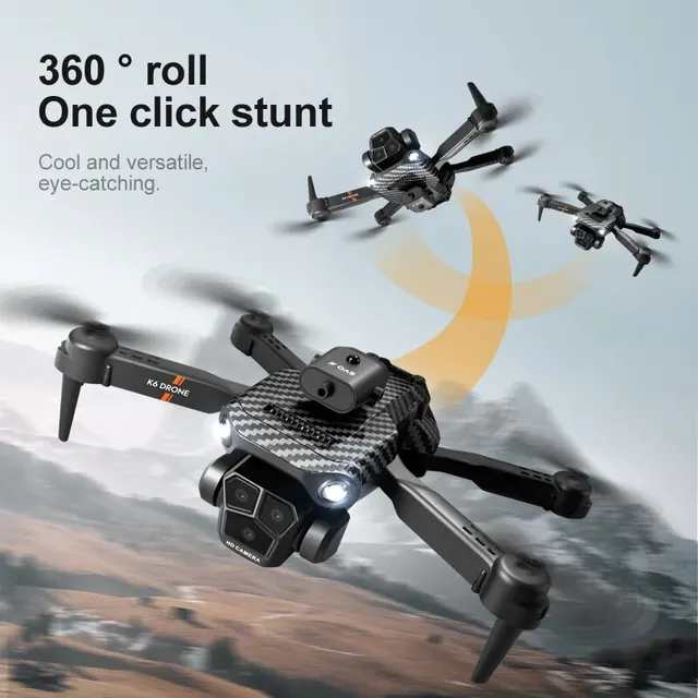 New K6Max Mini Drone Professinal Three Cameras Wide Angle Optical Flow Localization Four-way Obstacle Avoidance RC Quadcopter - Image 5