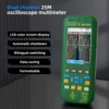 BSIDE. Handheld Oscilloscope Dual Channel 25MHz*2Vol 6000A Current Tester 4-in-1 Digital Multimeter+Functional Signal Generator 3