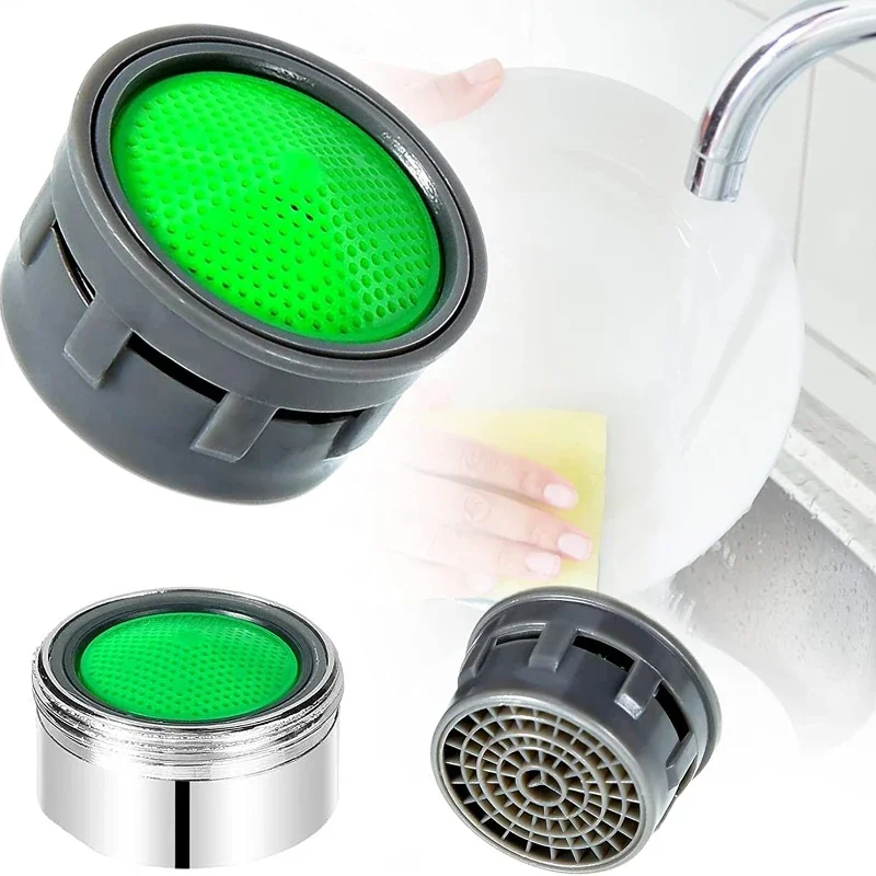 Faucet Aerator Basin Tap Filter Plastic Insert Replacement Nozzle Filter Flow Restrictor Replacement Parts 10PCS faucet aerator