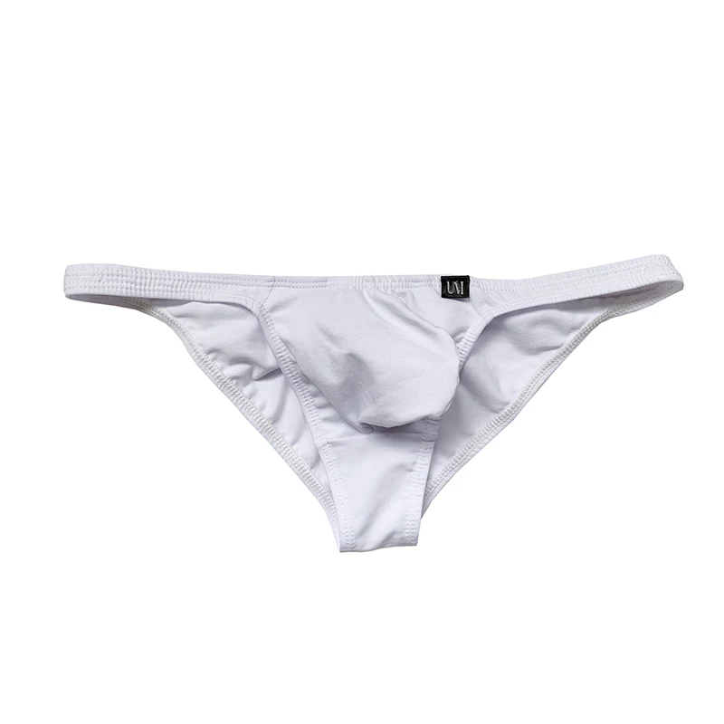 New Autumn Winter Mens Low Rise Briefs Cotton Underwear Lining U-Convex Pouch Sexy Panties Man Tight Elastic Small Underpants 2