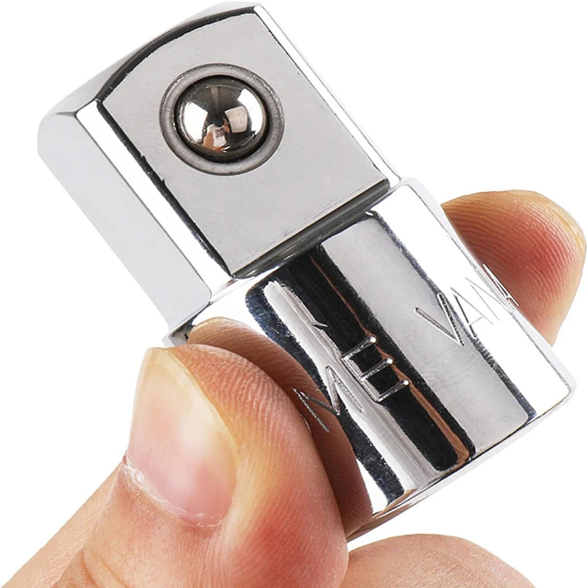6 Stück Ratschenschlüssel-Steckschlüssel-Konverter-Hülsenkopf-Adapter 1/2 "bis 3/8" bis 1/4 "Edelstahl auf 1/4" bis 1/2 "bis 3/8" – Detail 8