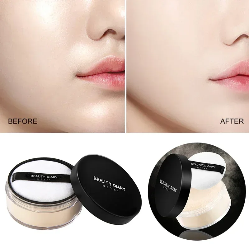 Loose Powder Makeup Oil Control Sweat Proof Waterproof Matte Foundation Setting loose powder setting powder