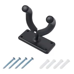 Universal Horizontal Skateboard and Longboard Wall Display Rack (Black)