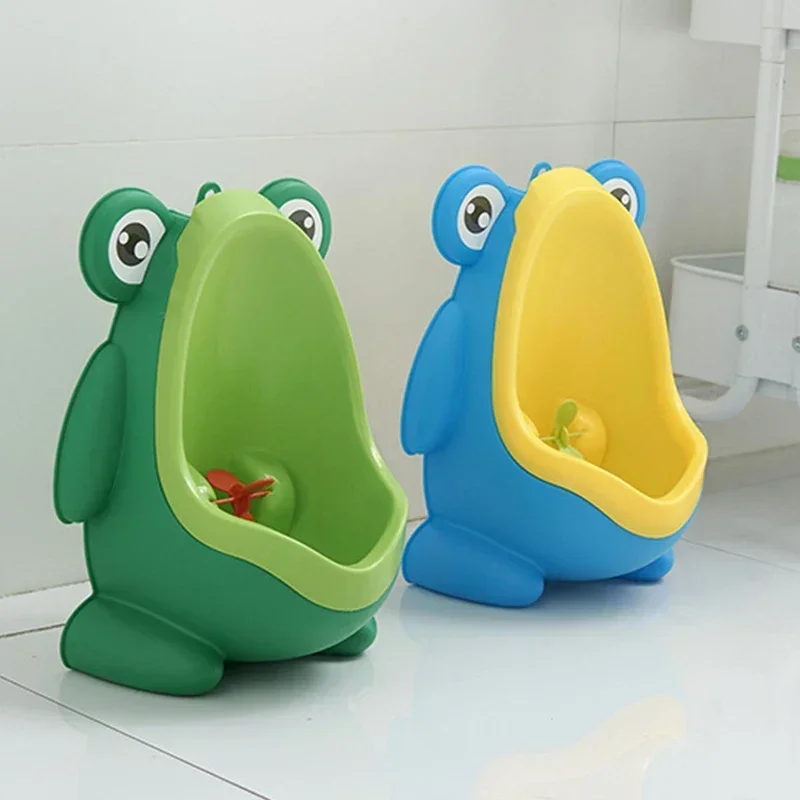 Cartoon Baby Toilet Urinal Boy Wall-mounted Urinal Frog Shape Boy Standing Urinal Toilet Training Urinal 5