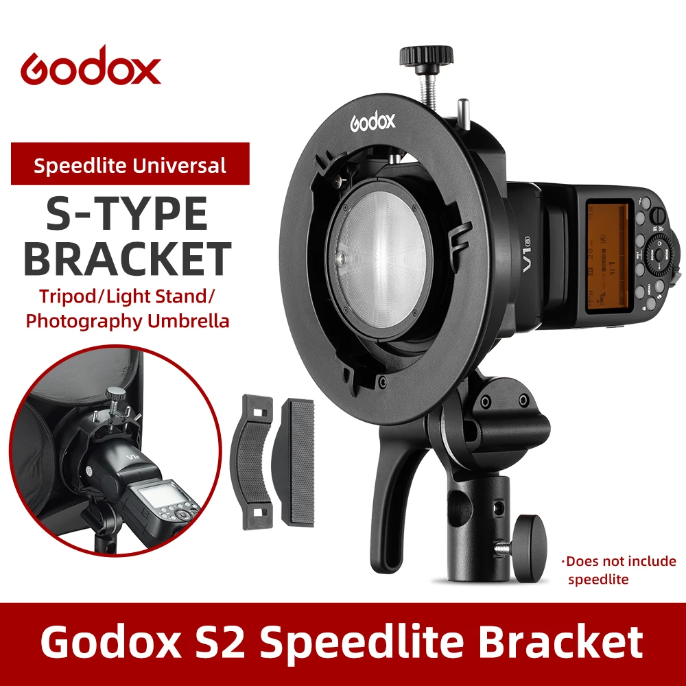 Godox S2 Bowens マウントフラッシュ S タイプホルダー Godox S2 Bowens マウントフラッシュ S タイプホルダー
