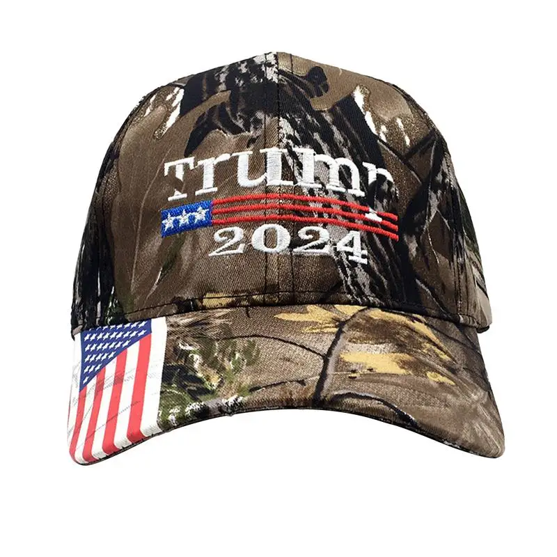 

Trump Caps For Men 2024 Unisex Trump Hats Baseball Cap Embroidered American Flag Trump Hat Adjustable Trump Trucker Hat