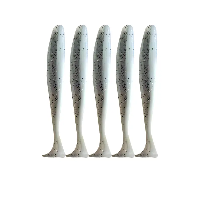 Fishing Lure 55mm 70mm 90mm T Tail Worm Soft Bait Jigging Wobblers Tackle Bass Pike Artificial Silicone Swimbait - Image 18