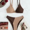 2024 Sexy Bikinis Women's Swimwear Push Up High Waist Swimsuits High Cut Bathing Suits Push Up Beach Bikini Set Female Biquini