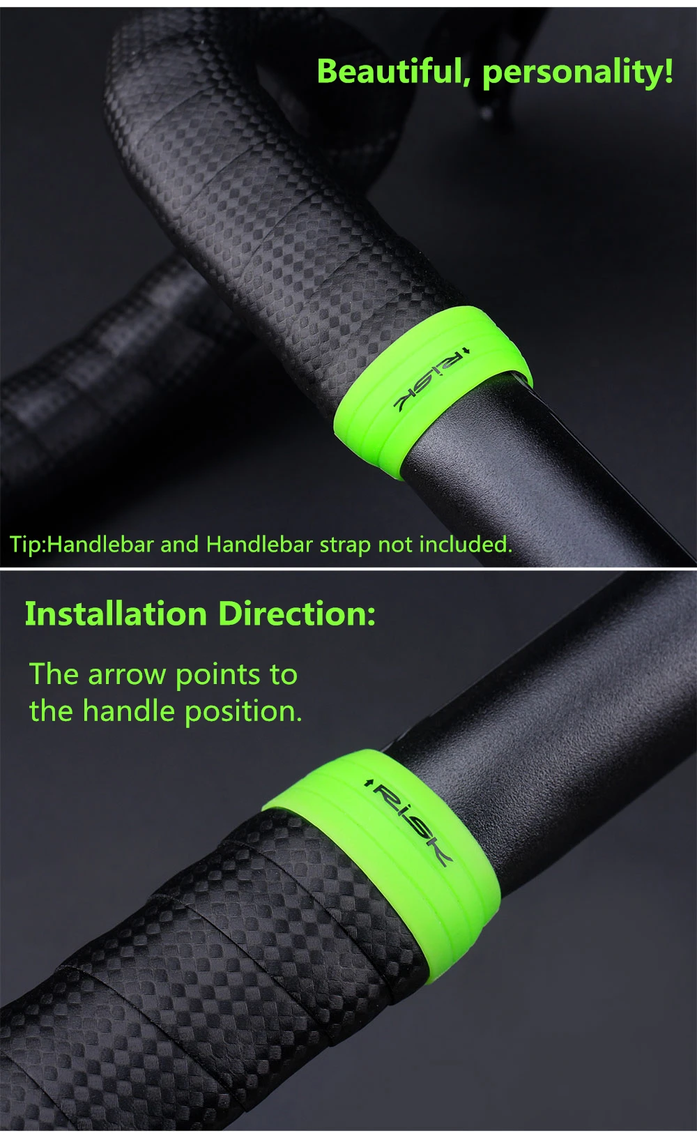 Ruban de guidon - HURRISE - Polyuréthane - Antidérapant - Respirant - Confortable - Sport