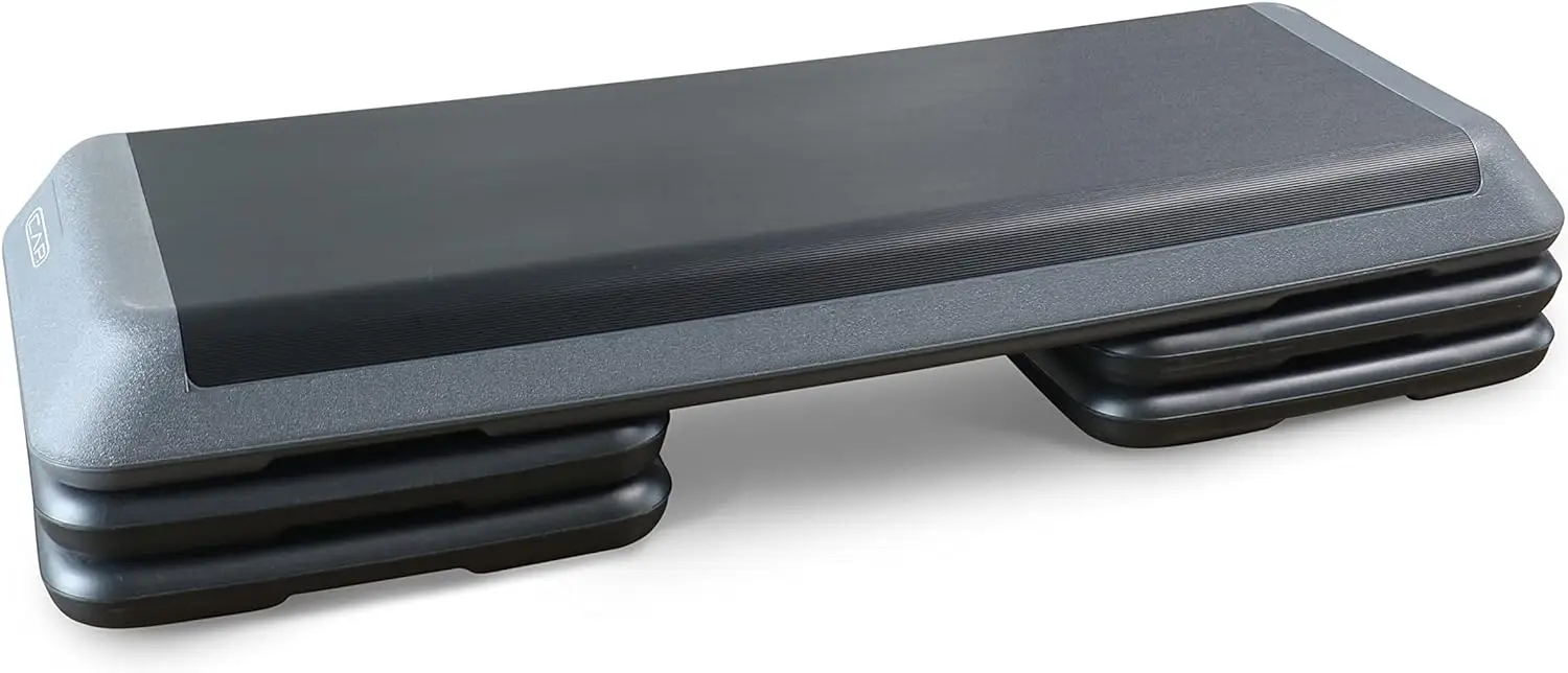 

Adjustable Aerobic Step Platform Exercise Step, Gray