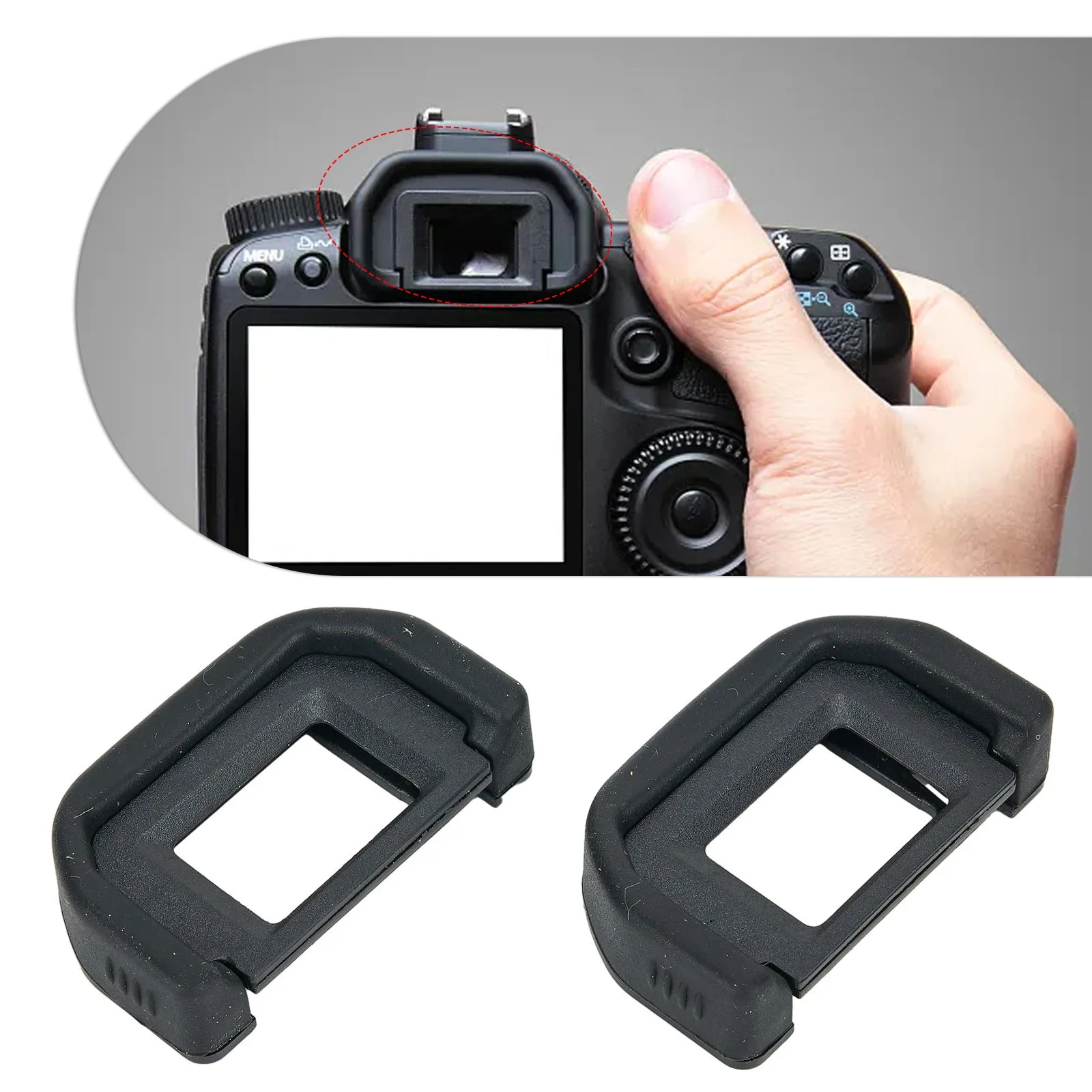 2 Pezzi Di Alta Qualità Mirino Oculare Eyecup Cover Protettiva Per Canon Eos 600D 500D 300D 450D 400D 350D 300D Eyecups