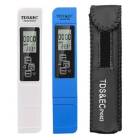 Digital Water Quality Tester TDS EC Meter Range 0-9990 Multifunctional Water Purity Temperature Meter TEMP PPM Tester 1