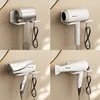 Hair Dryer Holder Bathroom Hair Straightener Stand Nail Free Shelves for Wall Room Bathroom Storage Rack Shelf Wall-mounted Home 1