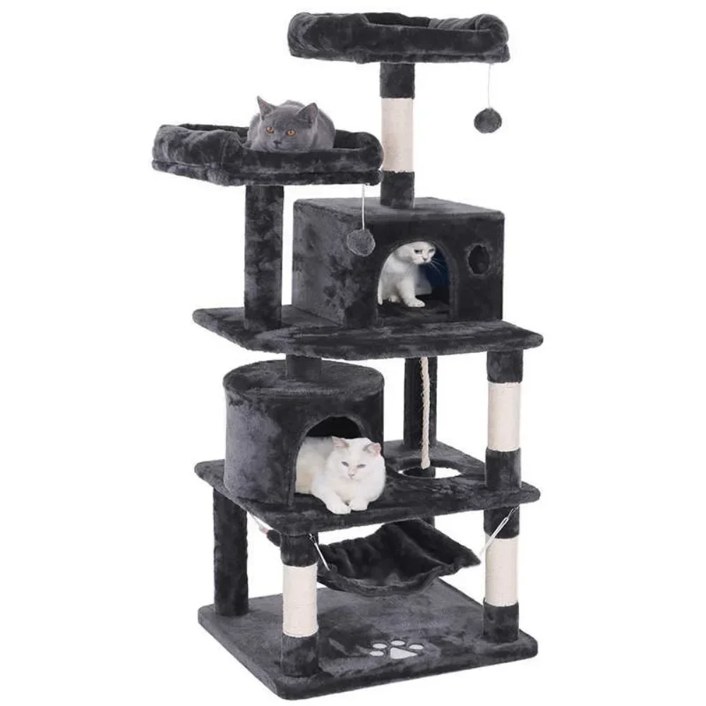 Cat Tree Tower Scratch Post House Condo Cardboard Pet Accessories Cat Furniture