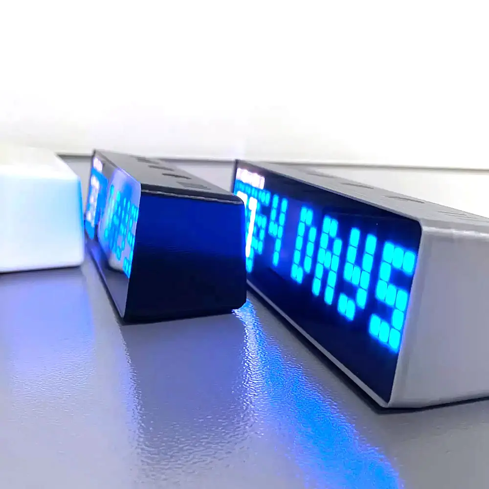 AWTRIX Mini Pixel Style Smart Clock, Touch, Light Sensitivity, Sound, Temperature and Humidity Functions 2