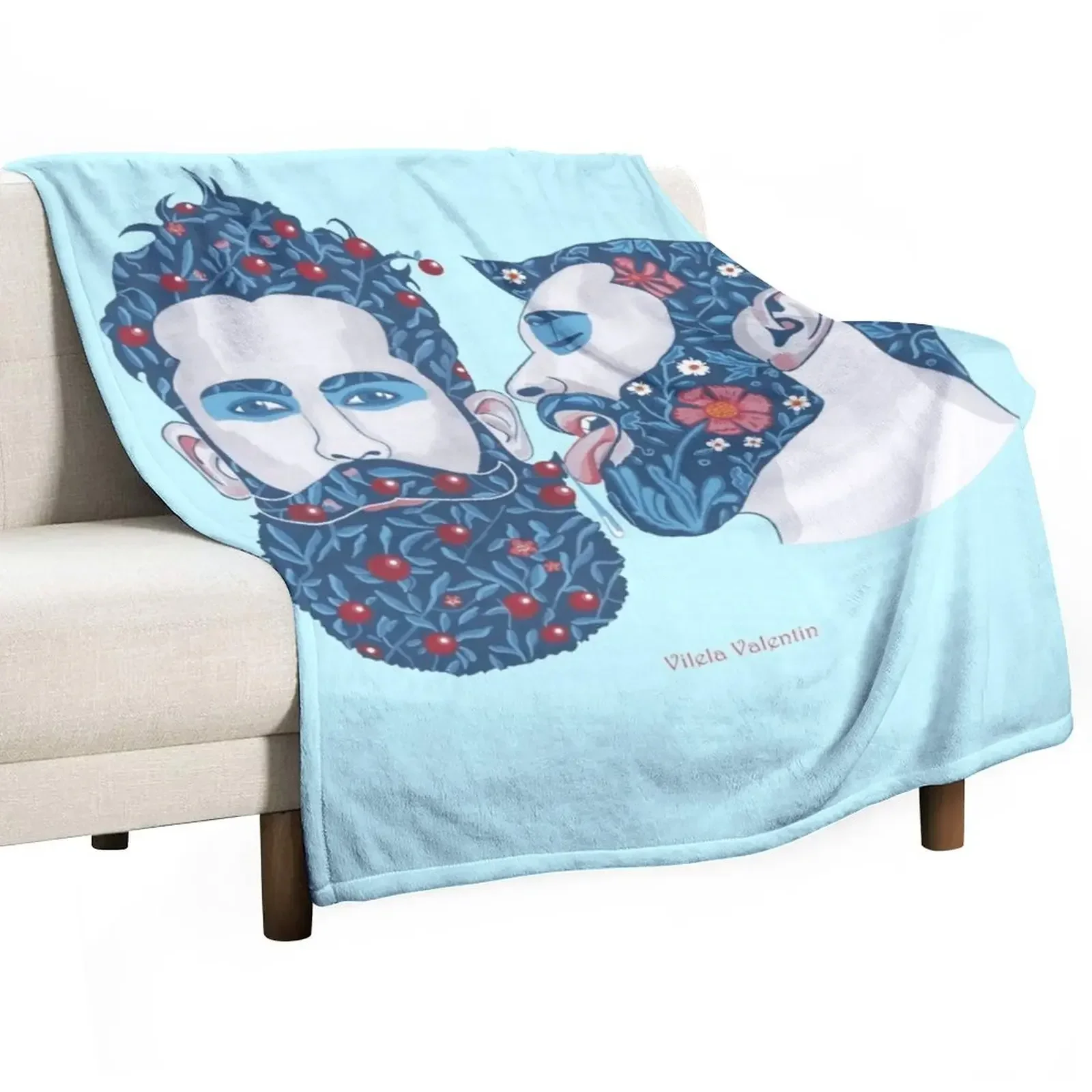 Kirsche Essen Coperta Da Tiro Flanella Coperte Ponderate